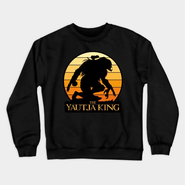 The Yautja King Crewneck Sweatshirt by mikegoesgeek